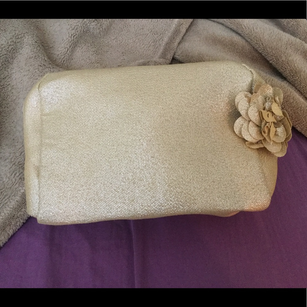 Lancôme Gold Cosmetic Bag